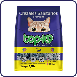 TOP-K9 CRISTALES SANITARIOS PREMIUM 1,6 KG