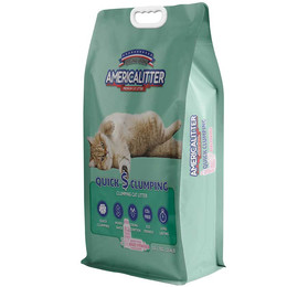 ARENA AMERICA LITTER QUICK CLUMPING TALCO BEBÉ 7 KG