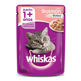 WHISKAS SACHET SALMÓN CAJA 12 UNIDADES