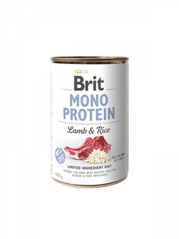 BRIT MONO PROTEIN LAMB & RICE 400 GR