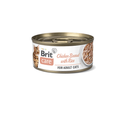 BRIT CARE GATO ADULTO LATA CHICKEN BREAST & RICE 70 GR