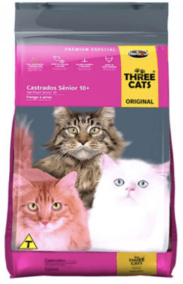 THREE CATS ORIGINAL CASTRADO SENIOR 3 KG