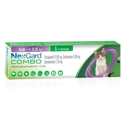 NEXGARD COMBO PARA GATOS 0,8 A 2,5 KG