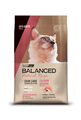 BALANCED NATURAL RECIPE SALMÓN ROSADO PARA GATO 3 KG