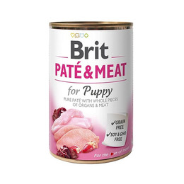 BRIT CARE PATÉ PUPPY CHICKEN & TURKEY 400 GR