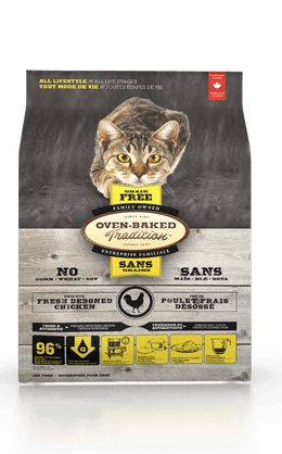 OVEN BAKED LIBRE DE GRANOS GATOS TODAS LAS ETAPAS 2,27 KG