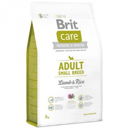 BRIT CARE ADULTO SMALL BREED LAMB & RICE 7,5 KG