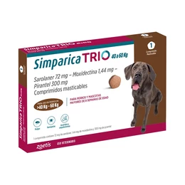 SIMPARICA TRIO PERROS 40 A 60 KG