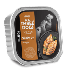 THREE DOGS PATE SUPER PREMIUM SENIOR +7 SABOR POLLO 150gr