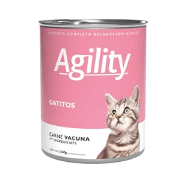 AGILITY LATA GATITO SABOR VACUNO