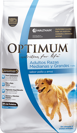 OPTIMUM ADULTO RAZAS MEDIANAS Y GRANDES 