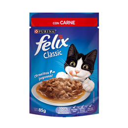 FELIX SACHET CARNE PACK 24 UNIDADES 85GRS 