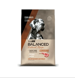 BALANCED PERRO ADULTO NATURAL RECIPE CORDERO 3 KG