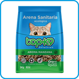 TOP-K9 ARENA SANITARIA ECOLOGICA AROMA  2 KG 