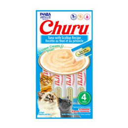 CHURU PARA GATOS SABOR ATUN CON OSTION 4 TUBOS