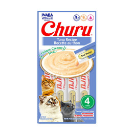 CHURU PARA GATOS SABOR ATUN 4 TUBOS