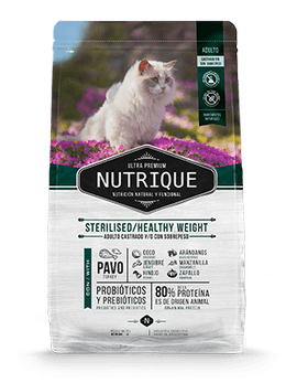 NUTRIQUE GATO ADULTO STERILISED 2 KG