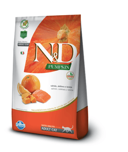 N&D PUMPKIN GATO ADULTO SALMÓN CALABAZA NARANJA 1,5 KG