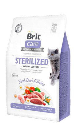 BRIT CARE GATO ESTERILIZADO WEIGHT CONTROL 2KG