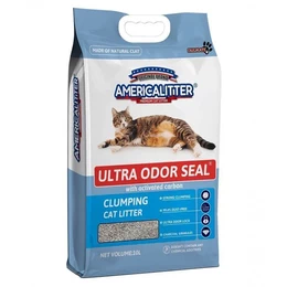 ARENA AMERICA LITTER ULTRA ODOR SEAL CARBÓN ACTIVO 15 KG