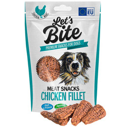 LET`S BITE MEAT SNACKS CHICKEN FILLETS 80 GR