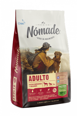 NOMADE PERRO ADULTO RAZAS MEDIANAS Y GRANDES 20KG