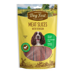 DOG FEST SNACK REBANADAS DE VENADO 90 GRS