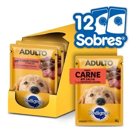 PEDIGREE SACHET PACK 12 UNIDADES X 100 GRS