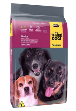 THREE DOGS ORIGINAL SENIOR RAZAS MEDIANAS Y GRANDES 15 KG