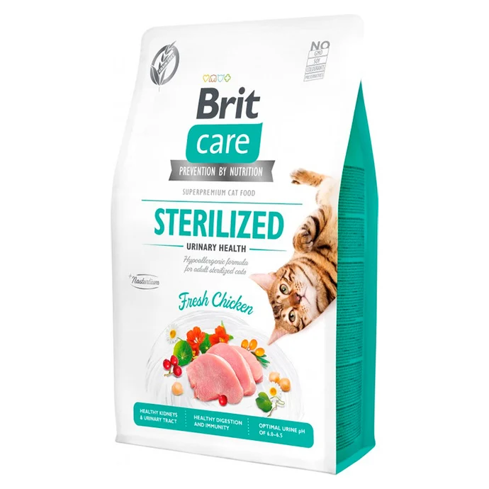 BRIT CARE GATO ESTERILIZADO URINARY 400 GR - brit care_gato_urinary_ester.webp