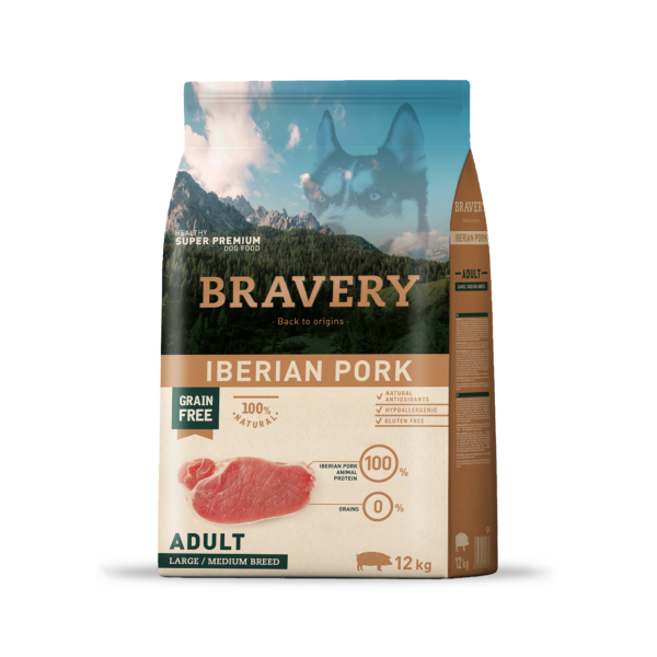 BRAVERY ADULTO RAZAS MEDIANAS Y GRANDES IBERIAN PORK 12 KG - MASKOTICAS.CL.png