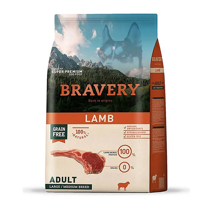 BRAVERY ADULTO RAZAS MEDIANAS Y GRANDES CORDERO 4 KG - Bravery-Cordero-Adulto-2.jpg.jpg