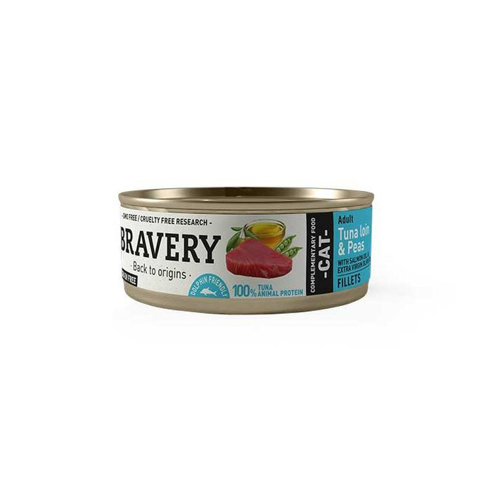 BRAVERY ATÚN Y GUISANTES GATO ADULTO 70 GR - bravery_gato_atun_guisantes_70g.jpeg