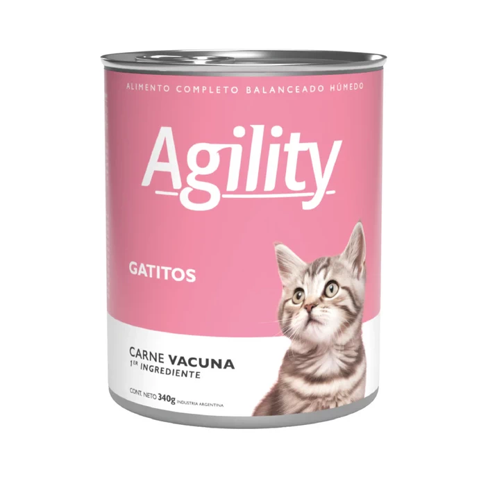 AGILITY LATA GATITO SABOR VACUNO - lata-agility-gatito-cachorro-carne-vacuna.webp