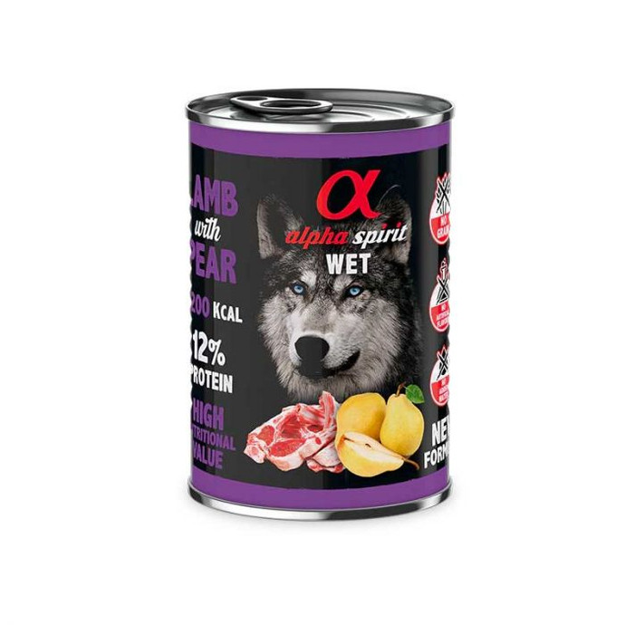 ALPHA SPIRIT LATA CONEJO BANANA 400 GRS - alpha_spirit_lata_cordero_pera.jpeg