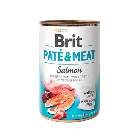 BRIT CARE PATÉ & MEAT SALMÓN 400 GR - Brit-Care-Lata-Salmon.jpeg