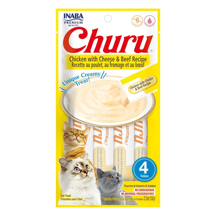 CHURU PARA GATOS SABOR POLLO CON QUESO Y CARNE 4 TUBOS - churu-pollo-queso-carne.jpeg