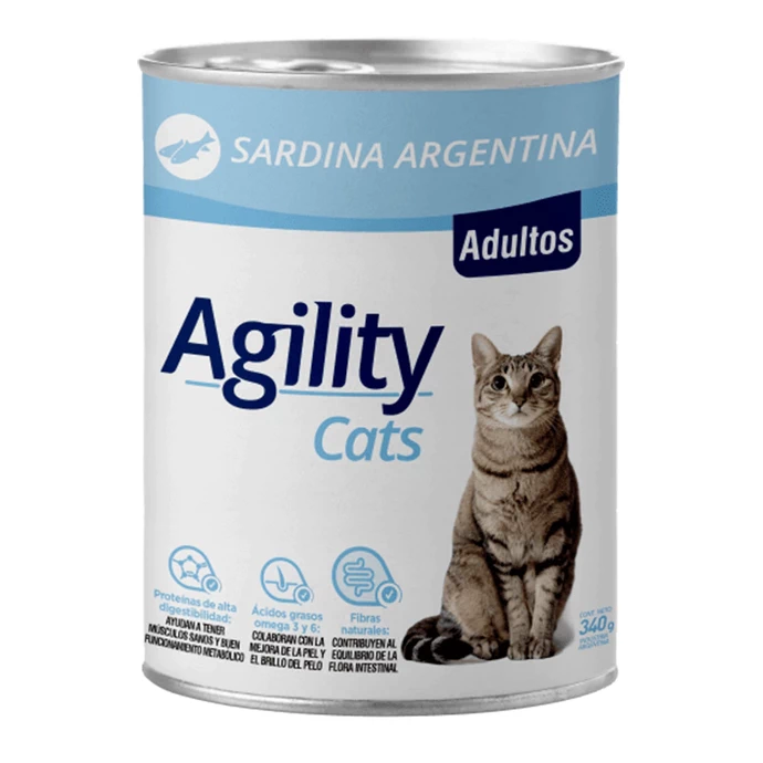 AGILITY LATA GATO ADULTO SABOR SARDINA - agility_lata_gato_sardina.webp