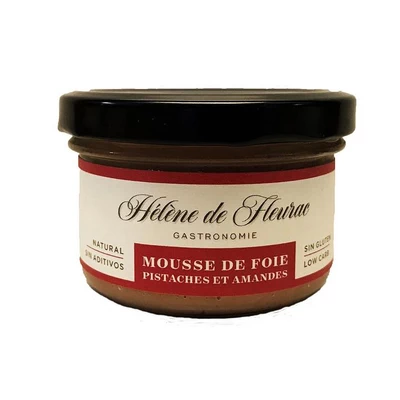Mousse de foie con pistachos y almendras 90g