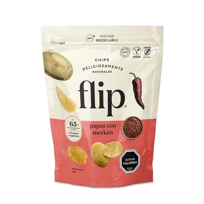 Chips de papas con merkén