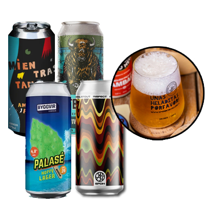 FOUR  PACK SURTIDO + COPA EMPORIO CHELERO
