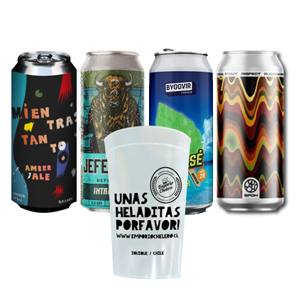 FOUR  PACK SURTIDO + ECO VASO
