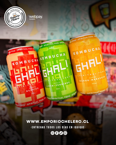 Descubre la nueva Kombucha Ghali en Emporio Chelero 